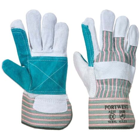 Guanti Docker con palmo foderato Grigio XL - Taglia 10