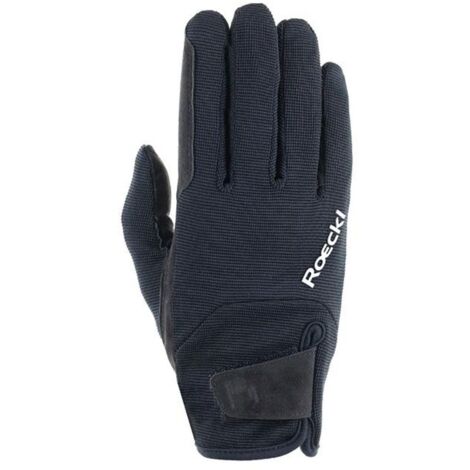 Guanti equitazione roeckl modello meura winter ad elevata elasticità: 6, Nero