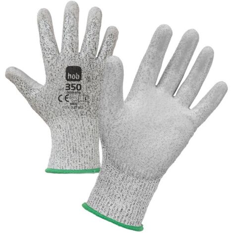 GUANTI HOB ANTITAGLIO FILO/PU GRIGIO TG. 9
