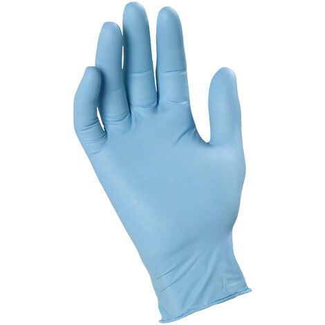 Guanti in nitrile R70 - senza polvere - taglia M - azzurro - conf