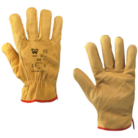 GUANTI INVERNALI IN FIORE BOVINA 218 TG. 10- 12,0 paia