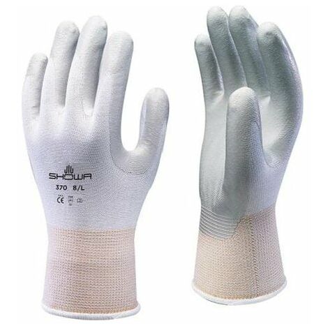 Guanti lavoro Issaline 370W SHOWA GLOVES Bianco e Grigio Bianco e Grig