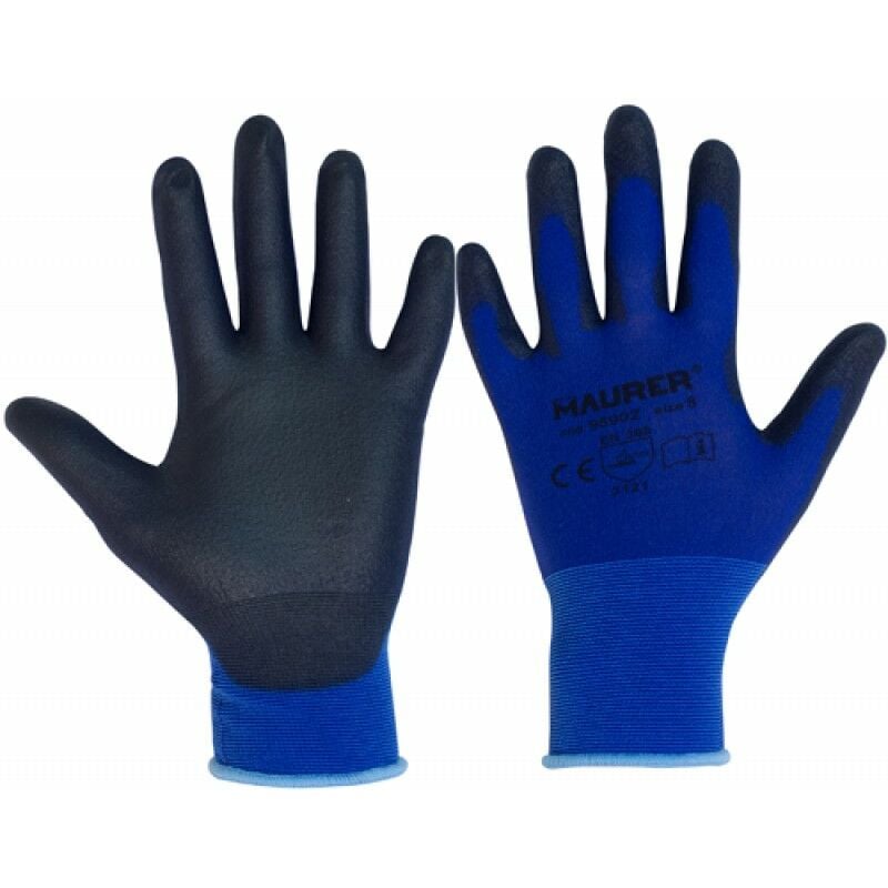 Guanti lavoro poliuretano '''g-light''' TG.10''' Maurer cf. cavaliere