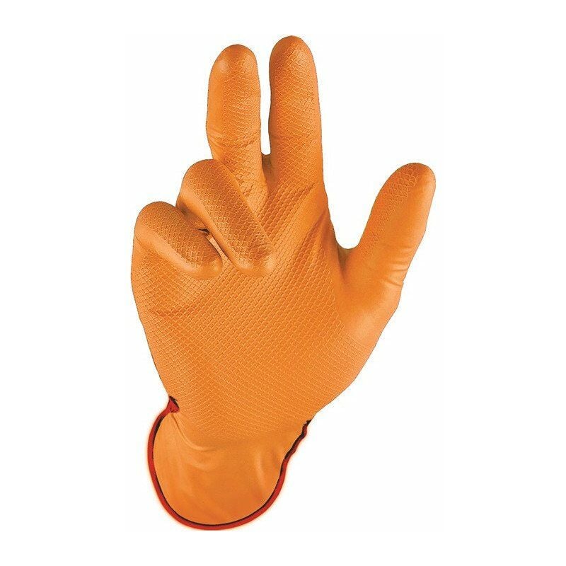 Guanti monouso Grip Orange misura 7 nitrile