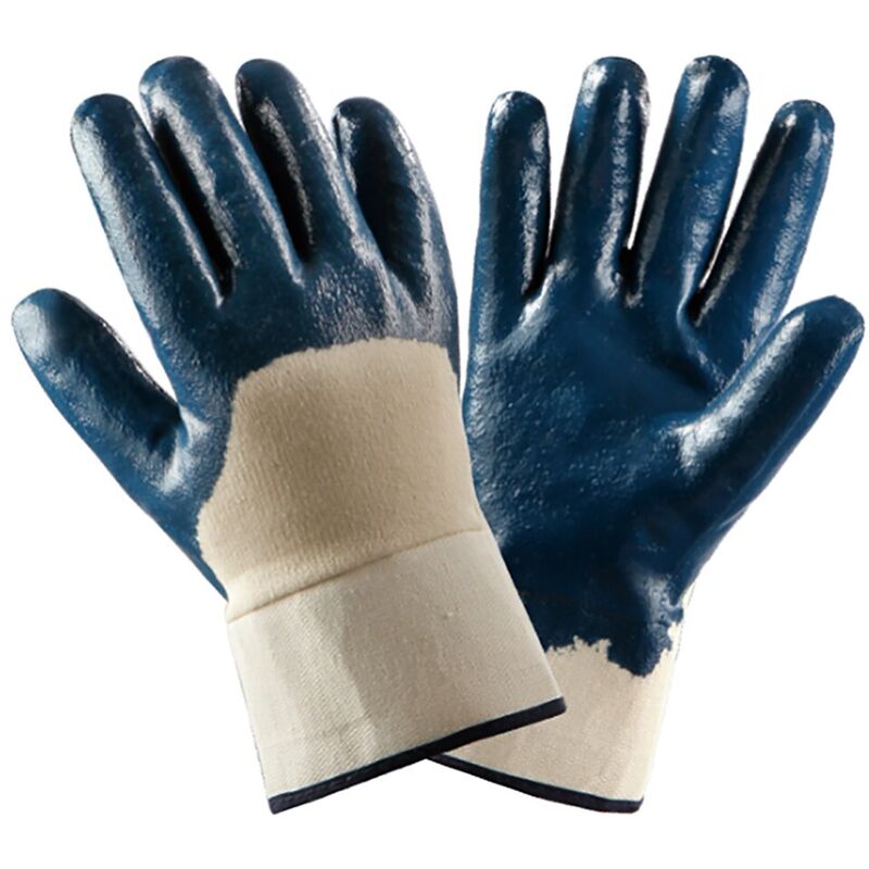 GUANTI NBR MANICHETTA IN TELA Tg.10 (XL)