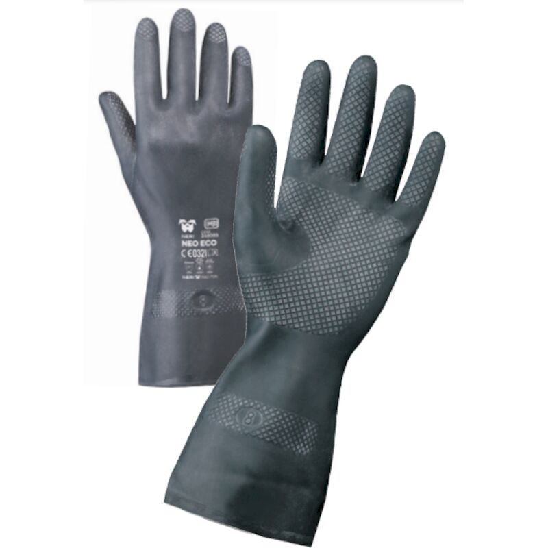 Guanti neopr.neri taglia 10 grande