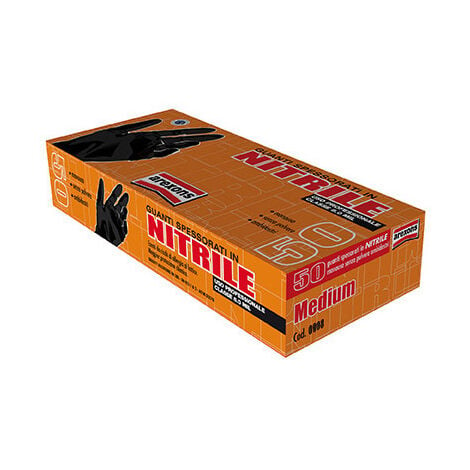 GUANTI IN NITRILE SPESSORATI NERI TAGLIA XL Miglior Prezzo € 15,86