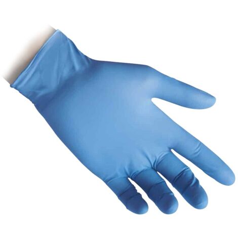 GUANTI NITRILE MONOUSO 'N73' resistant (4,5 gr) - tg. L