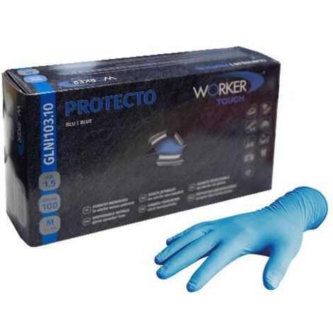 GUANTI NITRILE PROTECTO CF.100 PZ TG.L