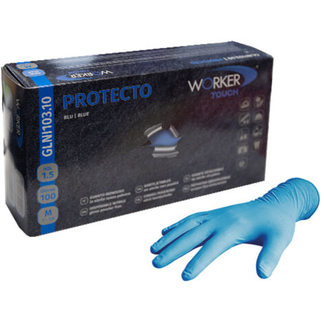 GUANTI NITRILE PROTECTO CF.100 PZ TG.XL