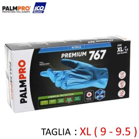 GUANTI NITRILPRO TG.XL 9-9,5 - CONFEZIONE DA 100 PZ- OFFERTA