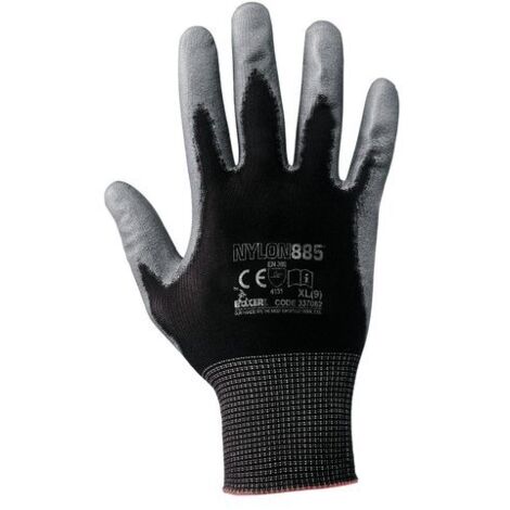GUANTI NYLON POLIURETANO ECO-LITE NERO TG. 7 12 PA