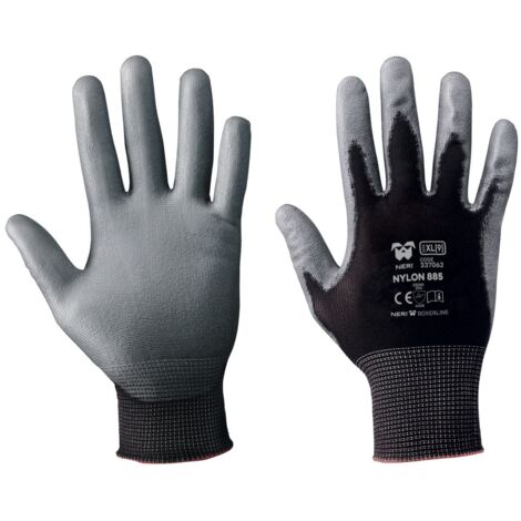 GUANTI NYLON/PU  885 GRIGIO Tg.8 L