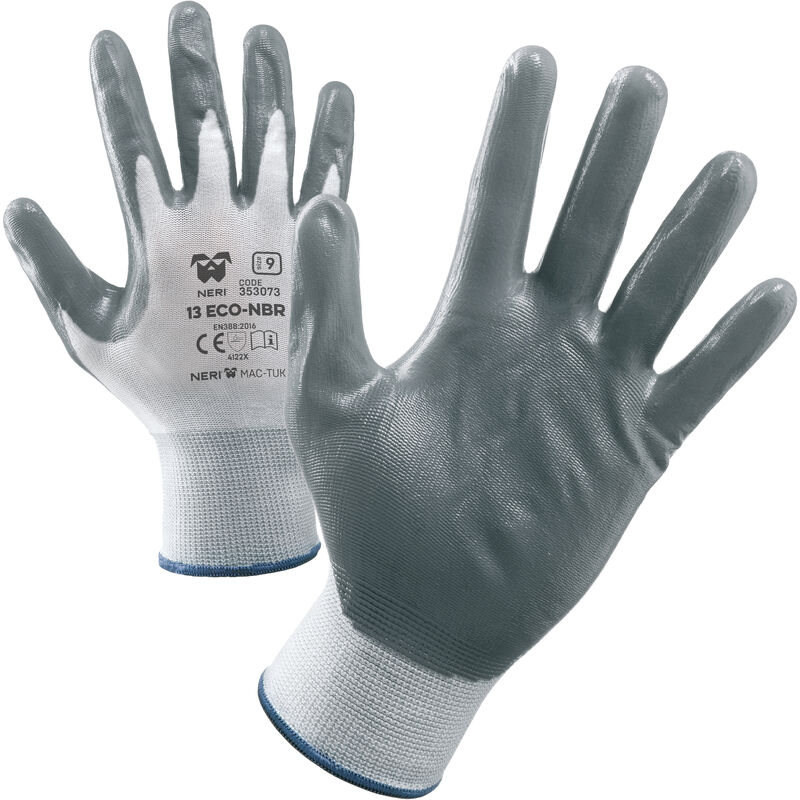 Guanti nylon/nitrile nbr 13eco tg.11