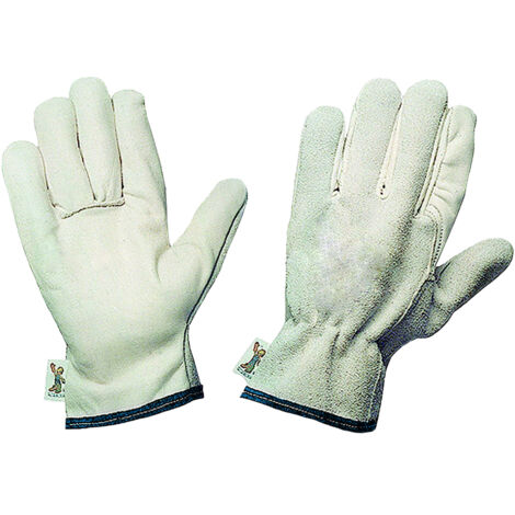GUANTI PALMO PELLE DORSO CROSTA Tg. 8 (M)