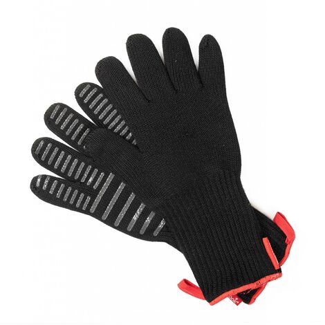 guanti per barbecue antiscottatura con grip in silicone - barbecook