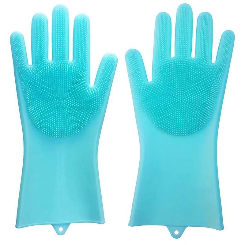 Guanti per la pulizia dei piatti in silicone