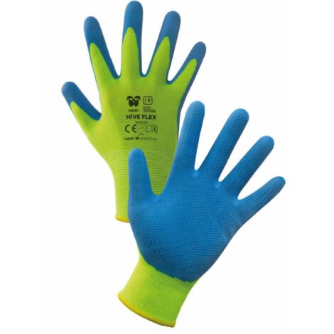 GUANTI POLIESTERE/LATTICE HIVE FLEX TG. 9