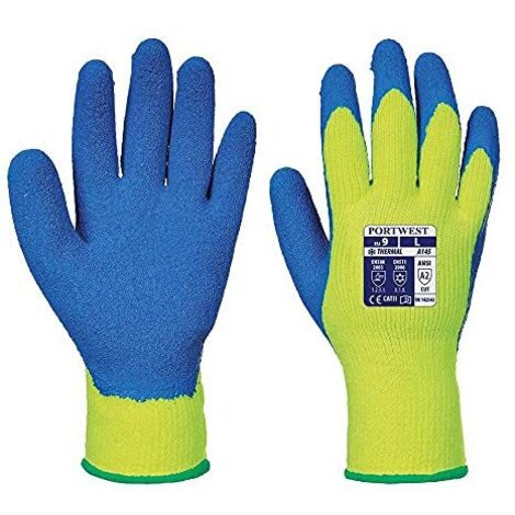 Guanti Portwest Cold Grip Giallo / Blu 9