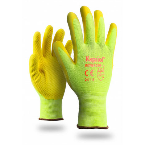 Guanti power grip giallo taglia 9 morbido e confortevole