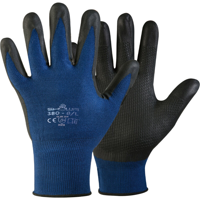 Guanti Nitrile 380 Neri 7 Showa