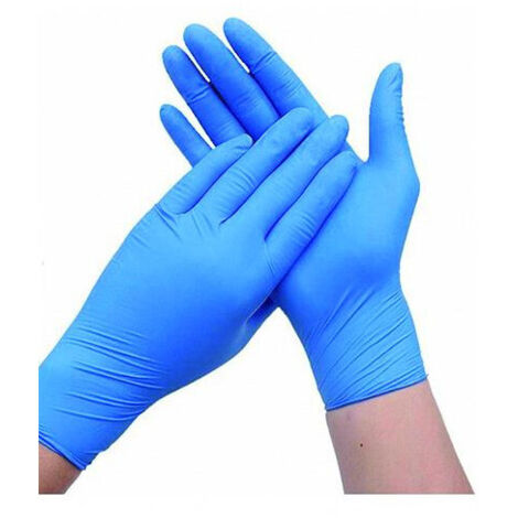 Guanti Vigor vitrile blu, monouso 100 pezzi, mis. xl