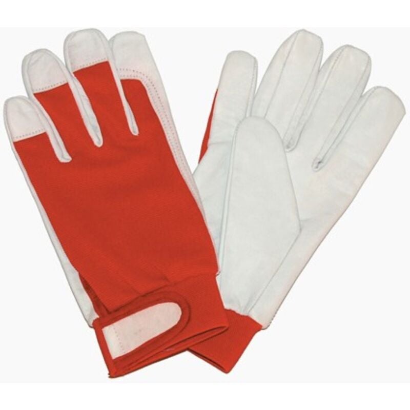 Guanto 910 Palmo Fiore Dorso Cotone Blu Set 5