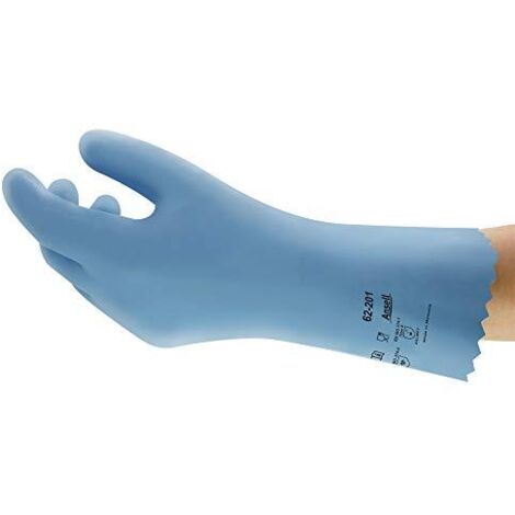 Guanto chimico AlphaTec® 62-201 taglia 10 blu EN 388.EN 374.EN 407 PSA III ANSELL (Per 12)