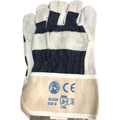 Guanto crosta bovino e cotone TG10 4F Group