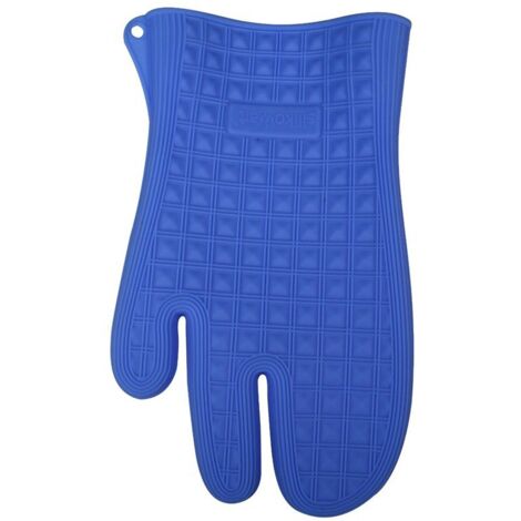 Guanto da cucina Mister Hot in silicone Blu
