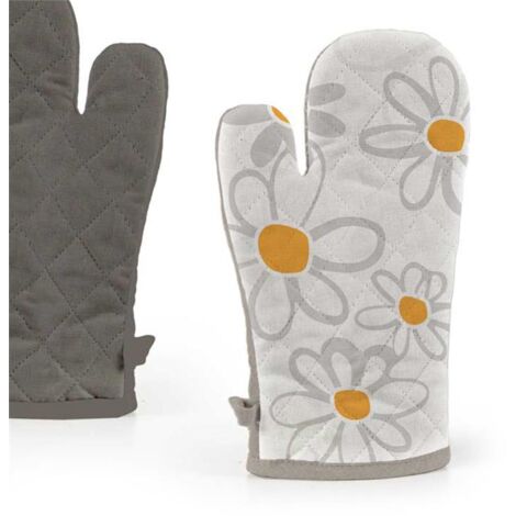 GUANTO DA FORNO IN COTONE 18X32CM DAISY