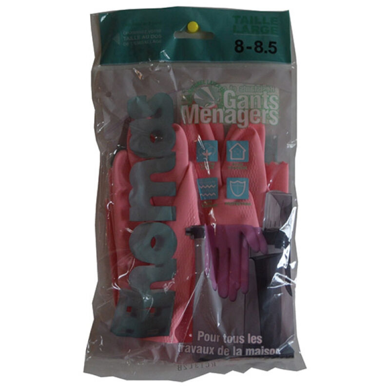 Guanto da pulizia in lattice taglia 8 - Spazzolatura Thomas