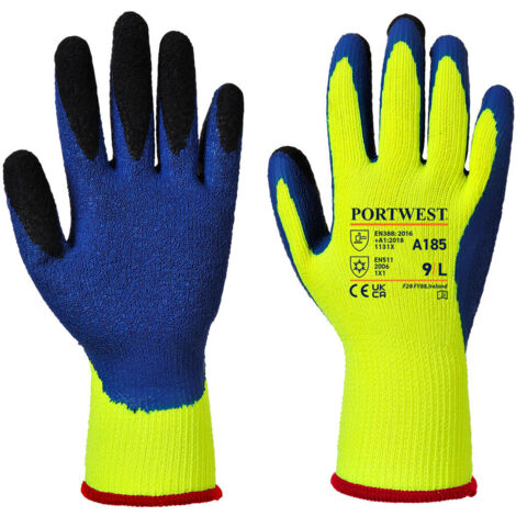 Guanto Duo-therm Colore: Giallo/blu Taglia XXL - Portwest
