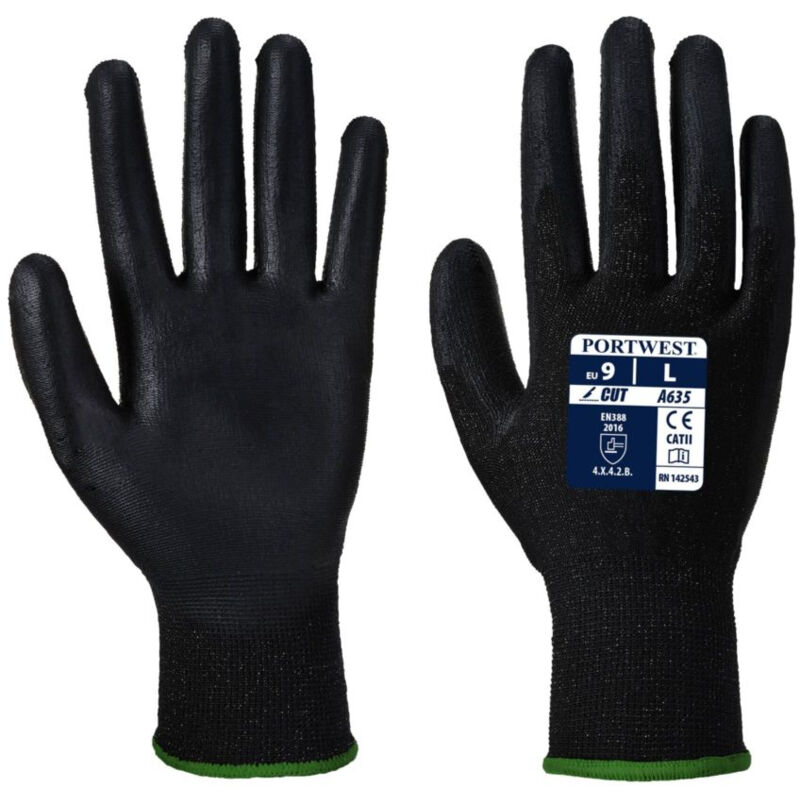 Guanti Eco Coupure B Nero M Taglia 8