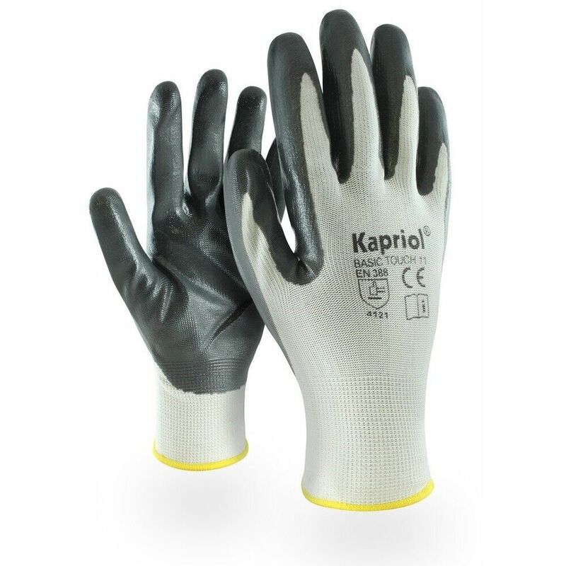 Image of Kapriol - Guanto guanti tg11 grigio cotone protezione lavoro manutenzione