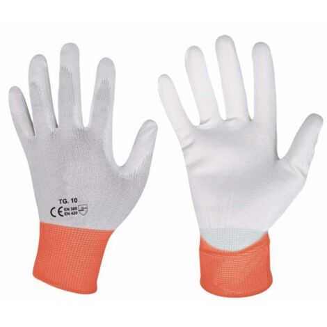 Guanto in nylon e poliuretano taglia XL