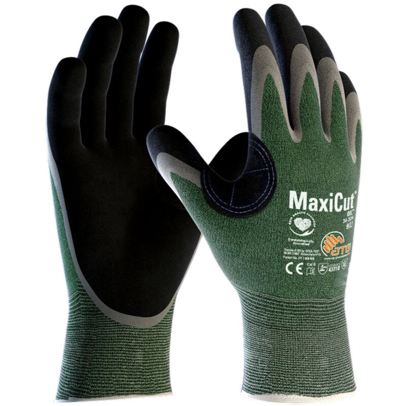 Image of Guanti da lavoro ATG MaxiCut Oil 34-304 - 7 (s) - Verde