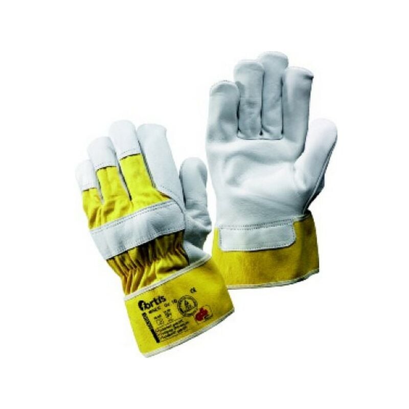 Fortis - Guanto di Cuoio, Dimensione: 10 (a 12)