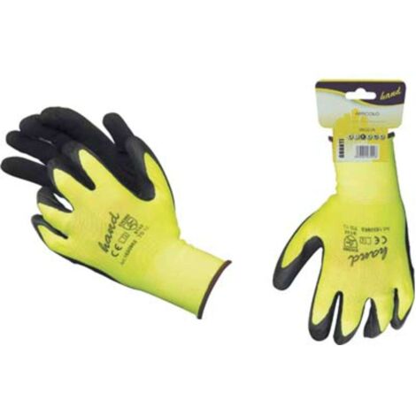 GUANTO LATTICE RUGOSO NERO HAND