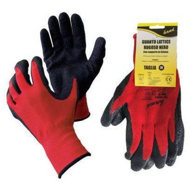 Guante De Gafas De Malla �spera Negra Hv Mano