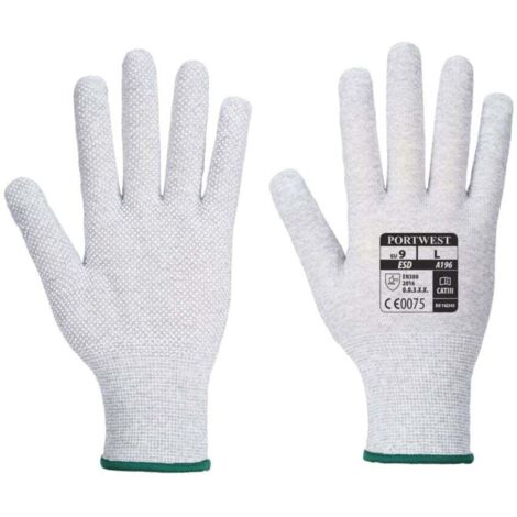 Guanto Micro Dot Antistatico | XSmall - GreyWh