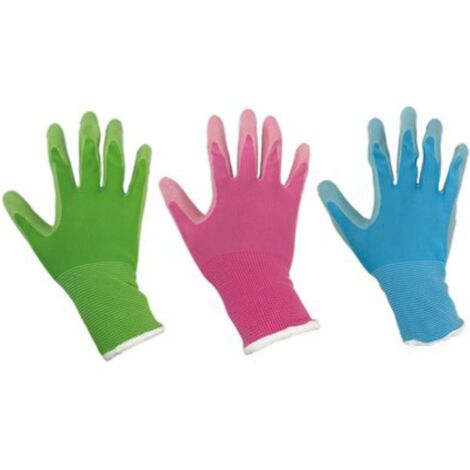 GUANTO NITRILE GARDEN WORKIT - MAGLIA LEGGERA SINTETICO COL. ASSORTITO  7 - 12 paia