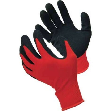GUANTO NITRILE NERO SABBIATO WORKIT - MAGLIA LEGGERA SINTETICO ROSSO 10 - 12 paia
