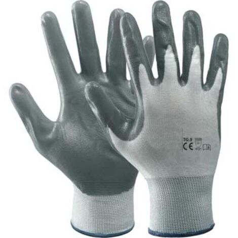 GUANTO POLIESTERE/NITRILE IDEAL STAR Tg. 7 - 12 paia- IDEAL STAR