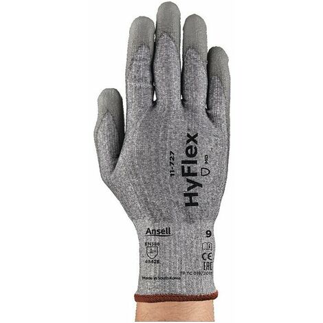 Guanto protettivo resistente al taglio HyFlex® 11-727 Taglia 11 grigio EN 388 PSA II (confezione da 12)