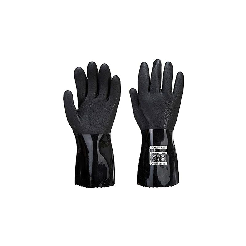 Guanto chimico del pvc di esd