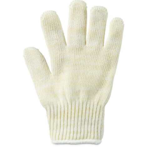 Guanto resistente al calore, forno, camino, resistente al calore fino a 300°C, taglia universale, beige