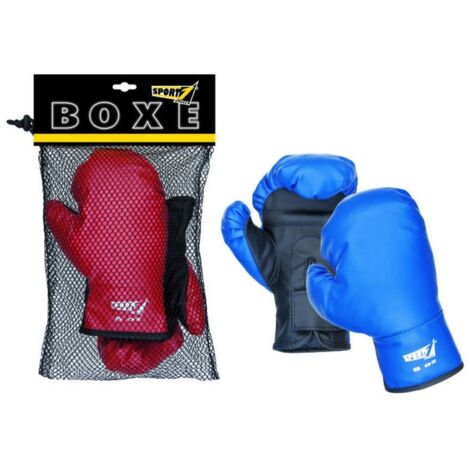 Guantoni Boxe Junior 6 Oz 8 Oz in PU per Bambini con Sacchetto Rete