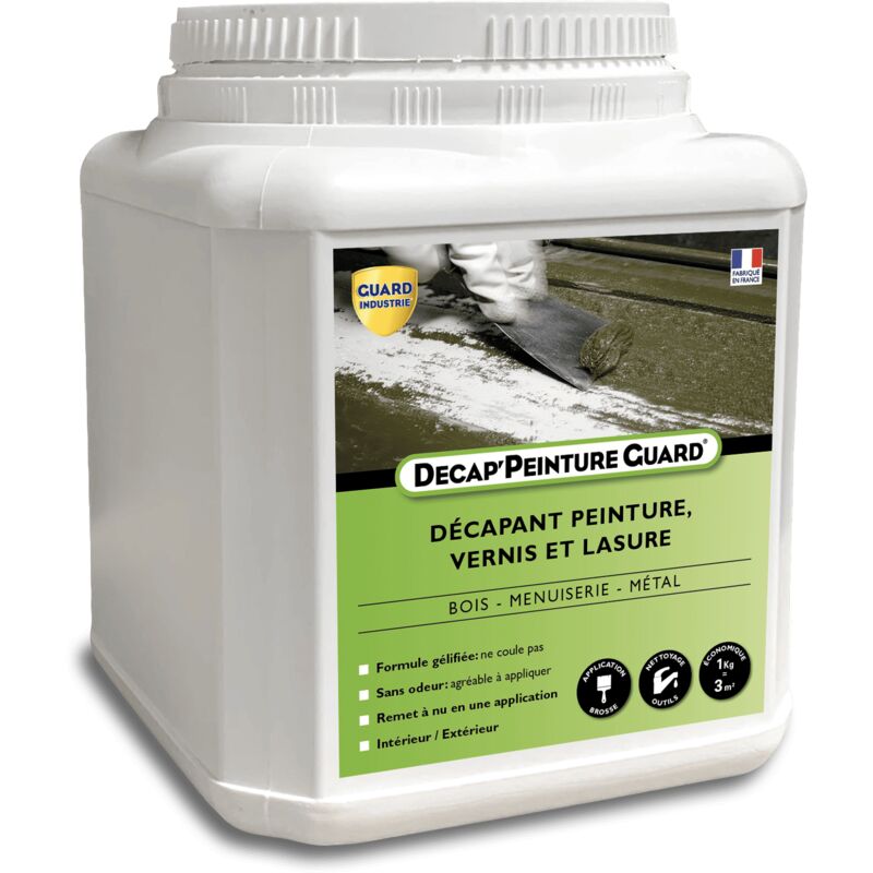 Guard Industrie - Décapant Peinture Vernis Gel DécapPeinture 1Kg
