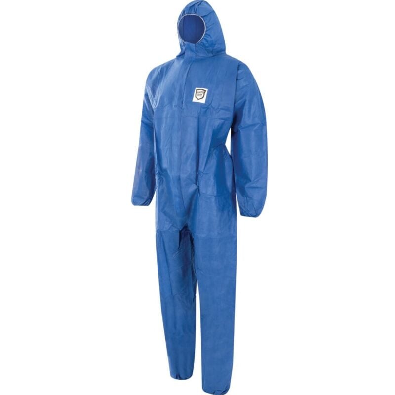 Tuffsafe - Guard Master Disp' Hooded Coverall Blue (XL)